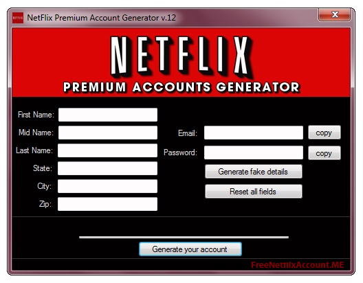 netflix accounts for sale