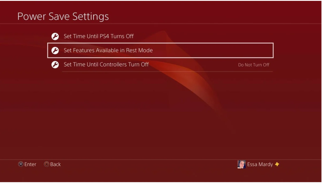 ps4 rest mode speed