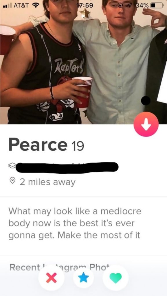 Funny Tinder Bios and Taglines.
