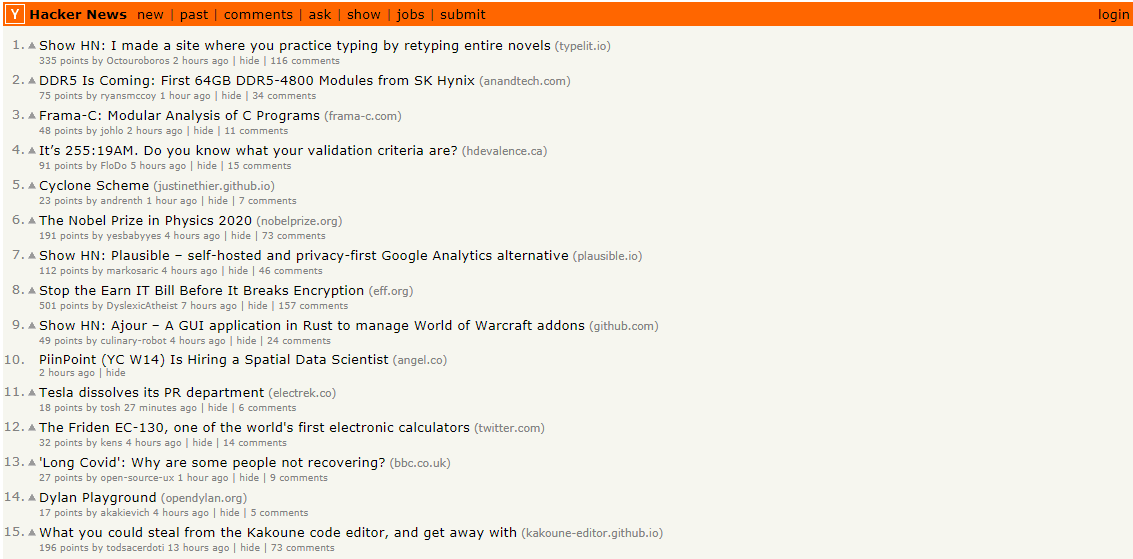 hacker news