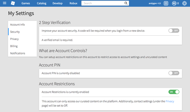 roblox verification settings account step enable entertained safely hours keep play xbox robux