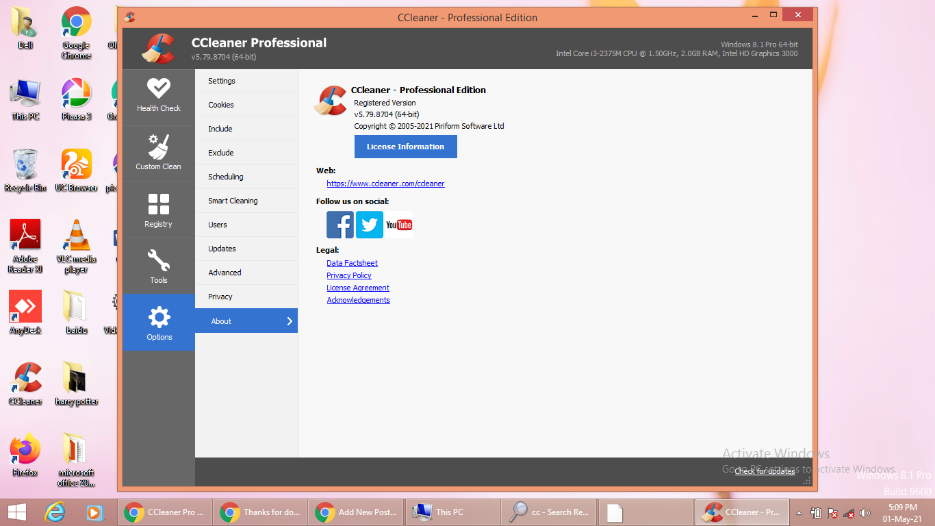 ccleaner pro lifetime license